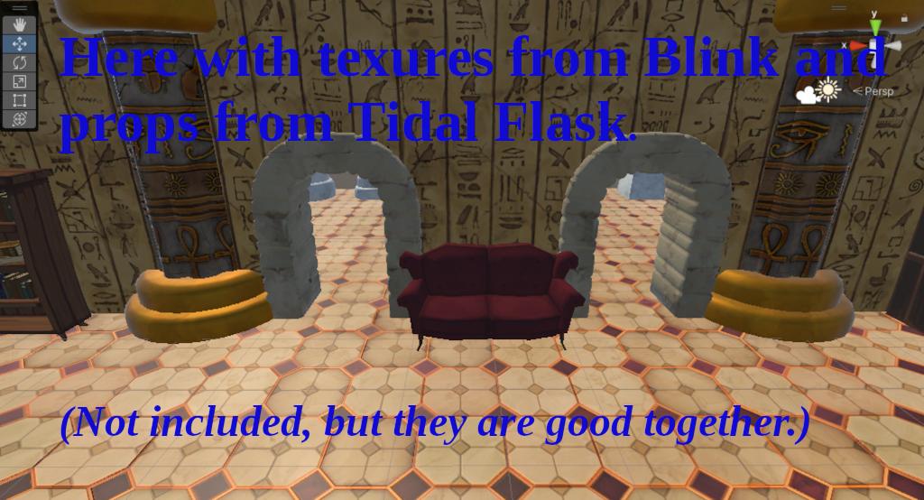 Simple Modular Pillars with Other Creators Assets